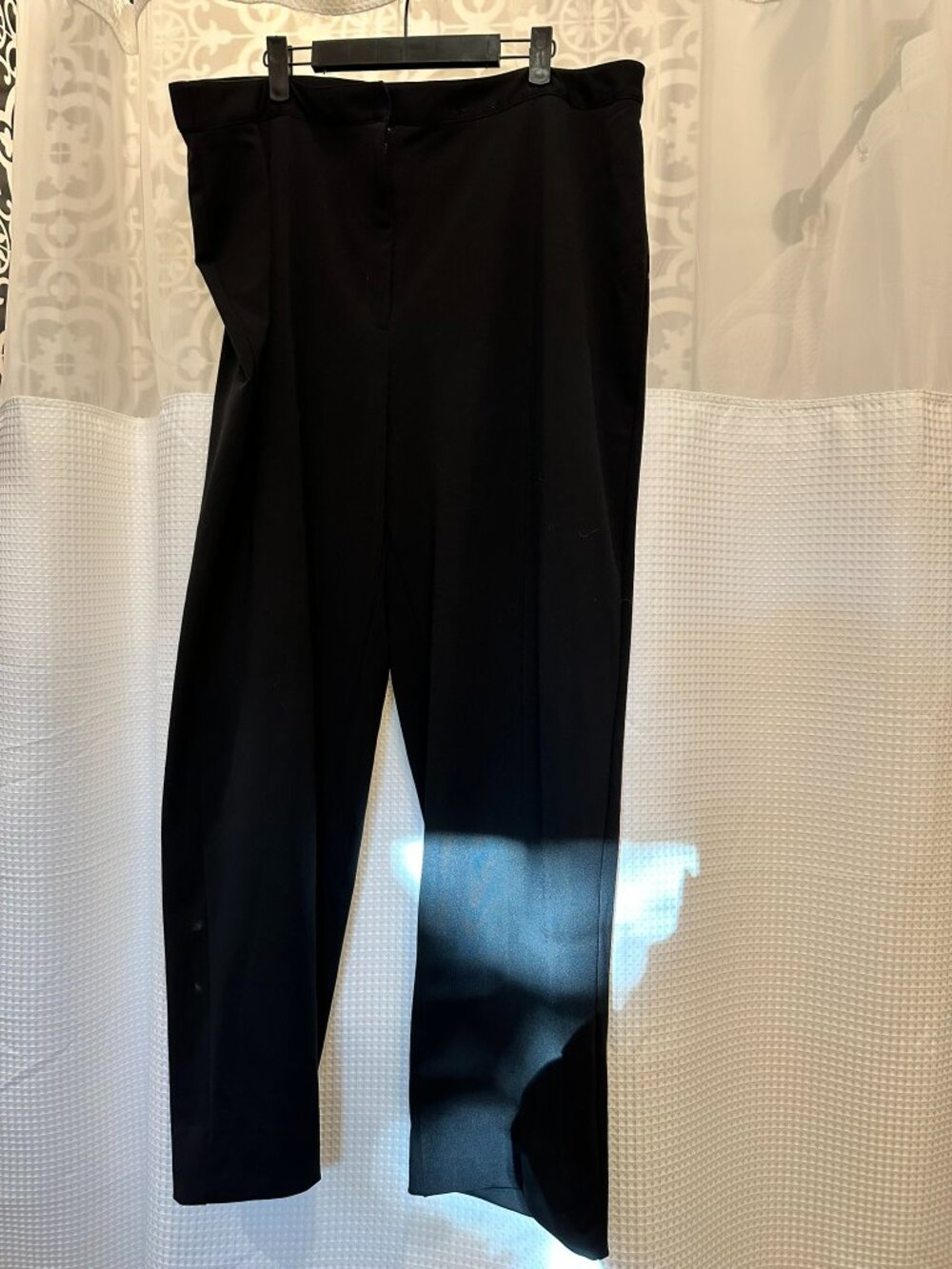 AVENUE 22tall Black dressy casual pants Zipper front Beltless